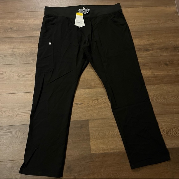 Figs Kade Cargo Pants 2XL Tall Yoga Waist Anti Wrinkle Straight Leg W/Slits - Picture 3 of 8